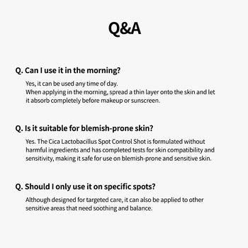 Cica Lactobacillus Spot Control Shot